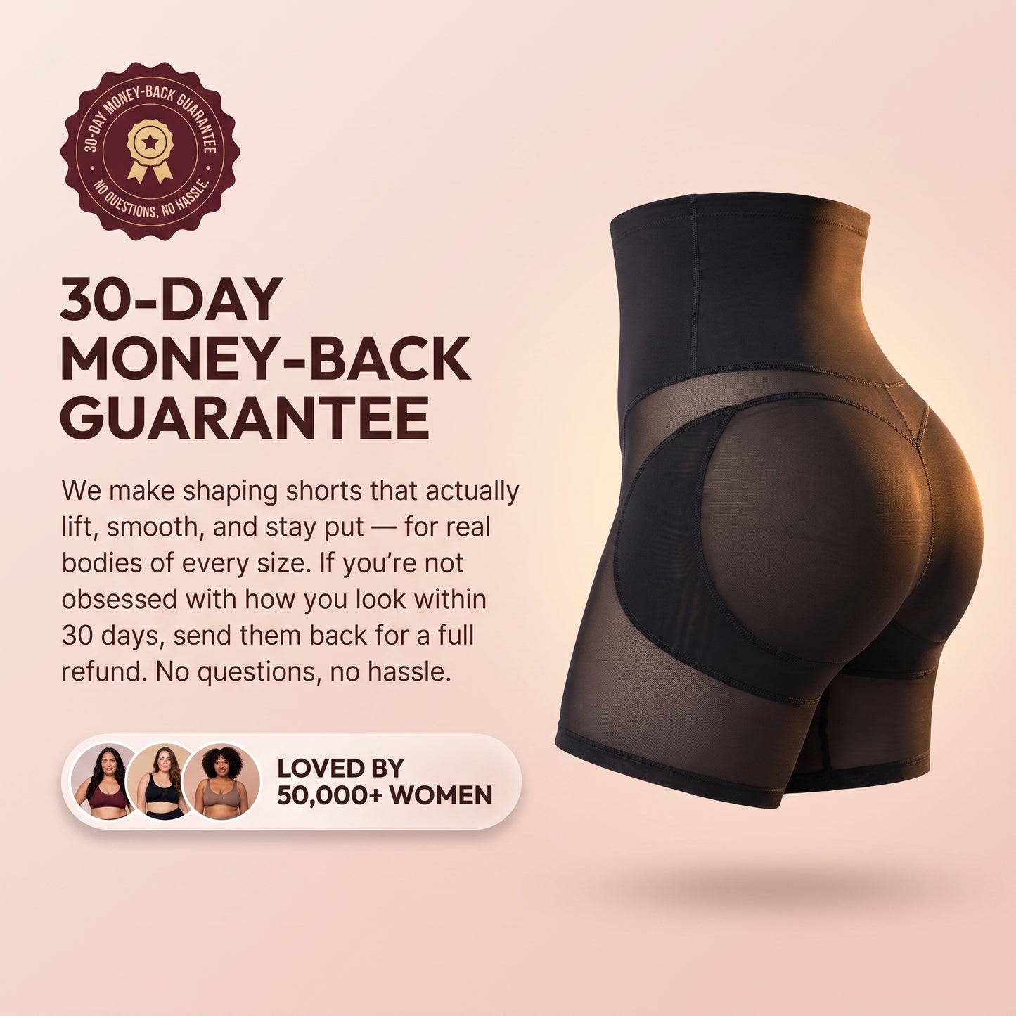 Kiichpam Snatch'd High-Waisted Sculpting Shorts