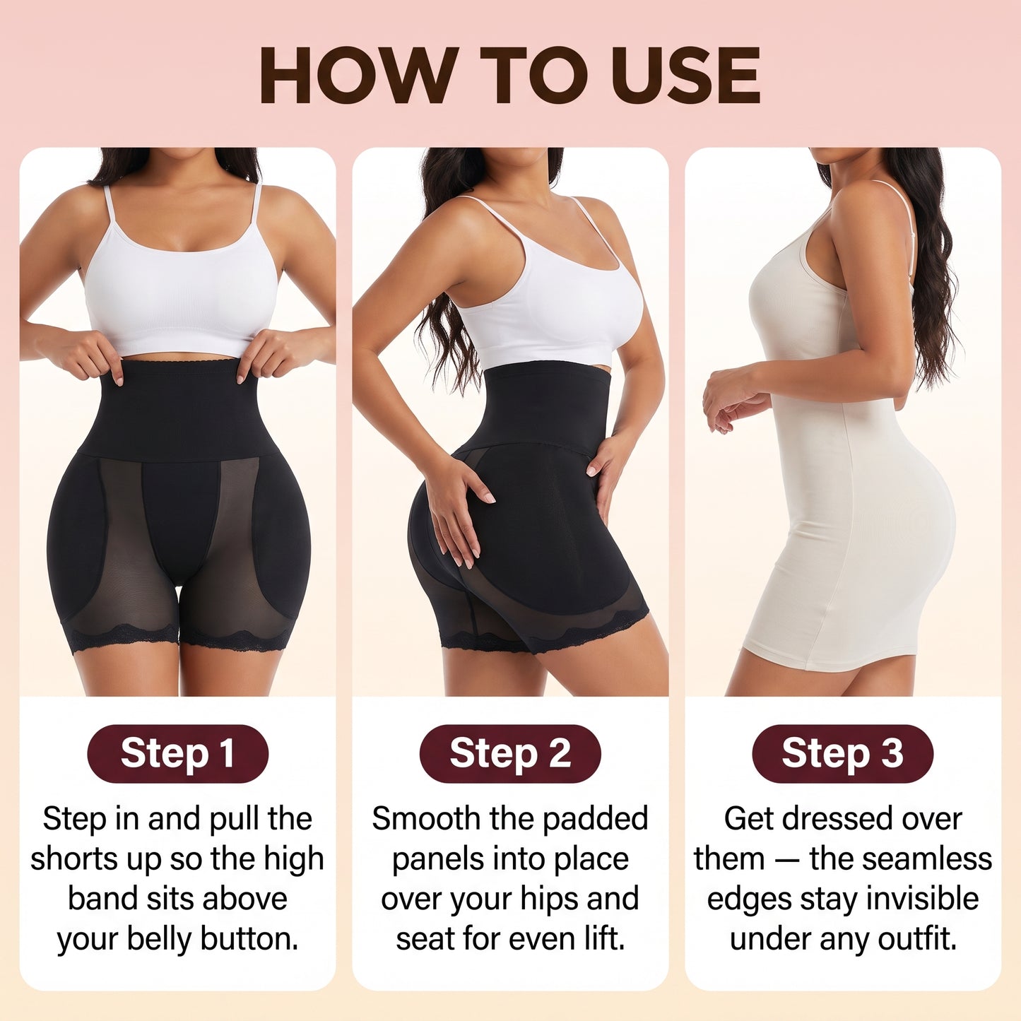 Kiichpam Snatch'd High-Waisted Sculpting Shorts