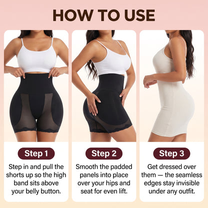 Kiichpam Snatch'd High-Waisted Sculpting Shorts
