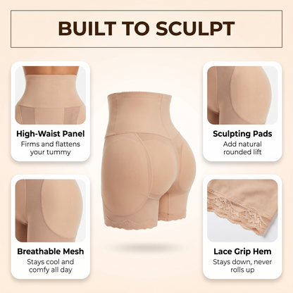 Kiichpam Snatch'd High-Waisted Sculpting Shorts